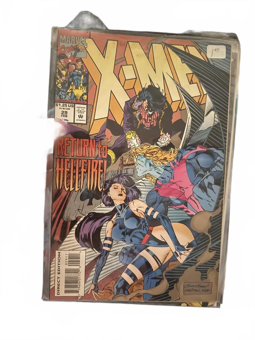 X-Men marvel comicbook no. 29 February 1994 vintage rare htf